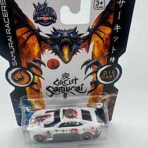HOT NEW ITEM SAMURAI RACERS WHITE & RED DIECAST CAR CIRCUIT SAMURAI BOLEY